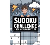 Sudoku Challenge: 200 Medium Puzzles | Large Print Puzzle Book for Adults