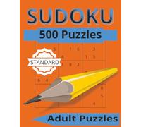 Sudoku Challenge: 500 Puzzles for Brain Training: Standard Difficulty Sudoku Puzzle Book for Adults - 7x10 Size, Hours of Mental Stimulation