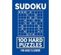 Sudoku Challenge for Adults: 100 Hard Puzzles to Sharpen Your Mind: 6x9 Puzzle Book for Adults & Seniors | One Puzzle Per Page | Brain Training, Focus, and Fun