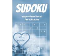 Sudoku: easy to hard level: 500+ Sudoku puzzles for everyone. Two puzzles per page, and at the end - complete solutions for every puzzle. Winter edition