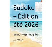Sudoku - Édition été 2026: format voyage - 180 grilles
