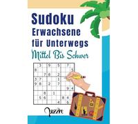 Sudoku Erwachsene für Unterwegs Mittel bis Schwer: Logikspiele Kleinformatige Bücher Senioren - Rätselbuch Logical