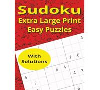 Sudoku Extra Large Print Easy Puzzles
