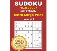 Sudoku Extra Large Print Puzzle Book - Easy Difficulty - Solutions Included: Attention and Cognitive Stimulation.
