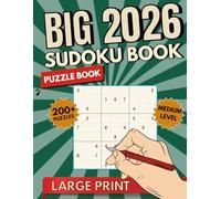 Sudoku for Adults - Medium Level: Large Print 200+ Sudoku Puzzles for Relaxation, Focus, and Stress Relief with Solutions