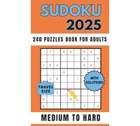 Sudoku For Adults Travel Size: 240 Puzzles Book with Solutions | Medium to Hard