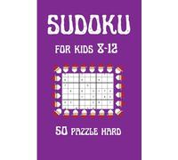 Sudoku for kids 8-12: 50 Sudoku pazzle Hard for kids pocket: Activity book for kids ages 8-12: : 50 Sudoku medium for kids 50 Pazzles