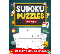 Sudoku for Kids Ages 8-12: 300 Fun Brain Boosting Puzzles