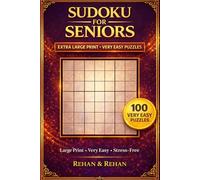 Sudoku for Seniors: Extra Large Print -Very Easy Puzzles