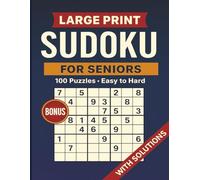 Sudoku for Seniors: Large Print Puzzles for Brain Exercise and Relaxation