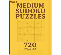 Sudoku Gold: 720 Medium Grids: Balanced Sudoku: Not Too Easy, Not Too Hard