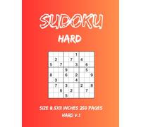 SUDOKU HARD: Size 8.5x11 Inches 250 Pages | Hard V.1