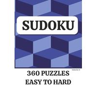 Sudoku in Style - The Blue Edition: 360 Sudoku Puzzles | Easy, Medium & Hard Puzzles | Relaxation, Focus & Brain Fun or Gifts | Adults, Seniors and Teens