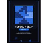 Sudoku Jigsaw para Adultos: 100 Rompecabezas Nivel Fácil con Regiones Irregulares, Instrucciones Claras y Soluciones Completas