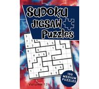 Sudoku Jigsaw Puzzles: 150 Medium Difficulty Logic Grid Puzzles with a Twist - 6x9 with Solutions - Vol 13
