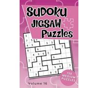 Sudoku Jigsaw Puzzles: 150 Medium Difficulty Logic Grid Puzzles with a Twist - 6x9 with Solutions - Vol 16