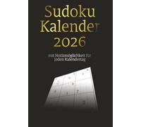 Sudoku Kalender 2026: Über 420 Logikrätsel in 3 Schwierigkeitsstufen - Täglich ein Sudoku plus Bonus-Rätsel & integrierter Terminkalender für das ganze Jahr