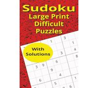 Sudoku Large Print Difficult Puzzles