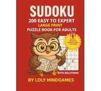Sudoku Large Print for Adults - 200 Puzzles from Easy to Expert (8.5x11) 1 Puzzle Per Page + 20 Samurai Bonus): Clear and Comfortable Large Print Edition • Fun and Relaxing Puzzles with Solutions