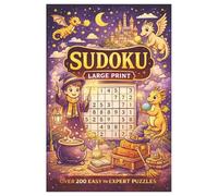 Sudoku Magic Adventure: 200 Easy to Hard Puzzles - Large Print Brain Games for Adults, Teens, and Puzzle Lovers