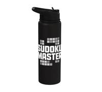 Sudoku Master Puzzle Solver Griglie Stainless Steel Insulated Water Bottle