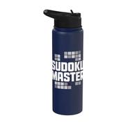 Sudoku Master Puzzle Solver Griglie Stainless Steel Insulated Water Bottle