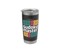 Sudoku Master Rompicapo Puzzle Game Bicchiere termico in acciaio inox doppia parete