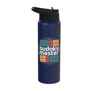 Sudoku Master Rompicapo Puzzle Game Stainless Steel Insulated Water Bottle