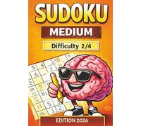 Sudoku Medium for Intermediate Adult Players | 365+ Balanced Puzzles | Medium Difficulty Sudoku | Daily Brain Training