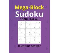 Sudoku Megablock - 1000 Rätsel von leicht bis Schwer