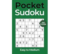 Sudoku Mini Book for Adults - Pocket Edition: Easy to Medium | 200 Classic Puzzles | Small Travel Size (4x6 Inches)