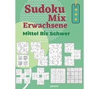 Sudoku Mix Erwachsene Mittel Bis Schwer: Denksport Sudoku Irregulär
