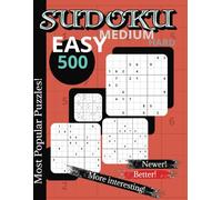 Sudoku NEW EDITION Large Print Easy-Medium-Hard: Large Print Sudoku Puzzle Book For Adults & Seniors With 500 3 levels Sudoku Puzzles (8.5x11In) 2 Puzzles Per Page