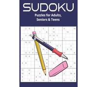 Sudoku Number Puzzle Book: Sudoku Puzzle Book with easy to read print, brain teasers, sudoku puzzle | 6x9 inches 110 pages | 50+ puzzles... gift for vacations, holidays, and free times.