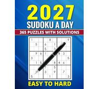 Sudoku Page a Day 2027: 365 Puzzles Easy to Hard