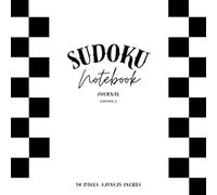Sudoku & Personal Notes: A Perfect Blend of Puzzles and Planning, EDITION 2: Enjoy Relaxing Sudoku Puzzles with Space for Your Thoughts, Goals, and Reflections; 50 pages, 8.25 x 8.25 inches