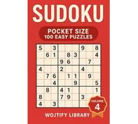Sudoku Pocket Size 100 Easy Puzzles: Travel Size Brain Games for Adults - Volume 4