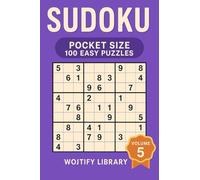 Sudoku Pocket Size 100 Easy Puzzles: Travel Size Brain Games for Adults - Volume 5