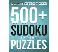 Sudoku Puzzle B 500+ Sudoku Puzzles Book Expert: Expert Sudoku Puzzl (Tascabile)