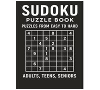 Sudoku Puzzle Book: 1000+ Puzzles, Easy to Hard for Adults, Teens, and Seniors: Boost Your Brainpower with Fun and Challenging Sudoku Puzzles - Perfect for All Skill Levels