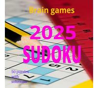 Sudoku puzzle book: 50 Hard large print puzzles with solutions