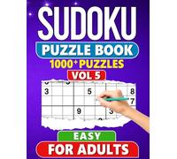 Sudoku Puzzle Book for Adults: 1000+ Easy Level Puzzles with Solutions - Vol 5