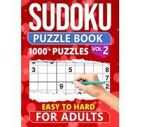 Sudoku Puzzle Book for Adults: 1000+ Easy to Hard Level Puzzles with Solutions - Vol 2