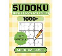 Sudoku Puzzle Book for Adults: 1000+ Medium Level Puzzles
