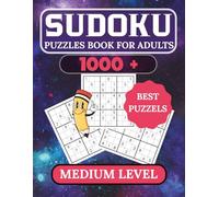Sudoku Puzzle Book for Adults: 1000+ Medium Level Puzzles