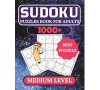 Sudoku Puzzle Book for Adults: 1000+ Medium Level Puzzles