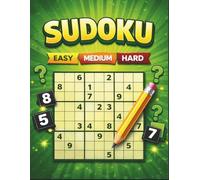Sudoku Puzzle Book for Adults: 120 Brain-Boosting Puzzles - Easy, Medium & Hard | Large Print Sudoku