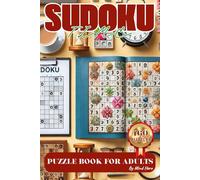 Sudoku Puzzle Book for Adults: 160 Puzzles from Very Easy to Hard | Two Puzzles Per Page | Portable 6x9 Format | Solutions Included | Brain Games for Seniors to Strengthen Memory and Relieve Stress