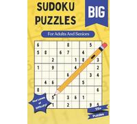 Sudoku Puzzle Book for Adults: 176 Challenging Puzzles from Easy to Expert - 2 Puzzles per Page with Full Solutions