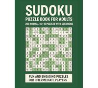 Sudoku Puzzle Book for Adults: 200 Normal 16×16 Puzzles with Solutions, Fun and Engaging Sudoku for Intermediate Players